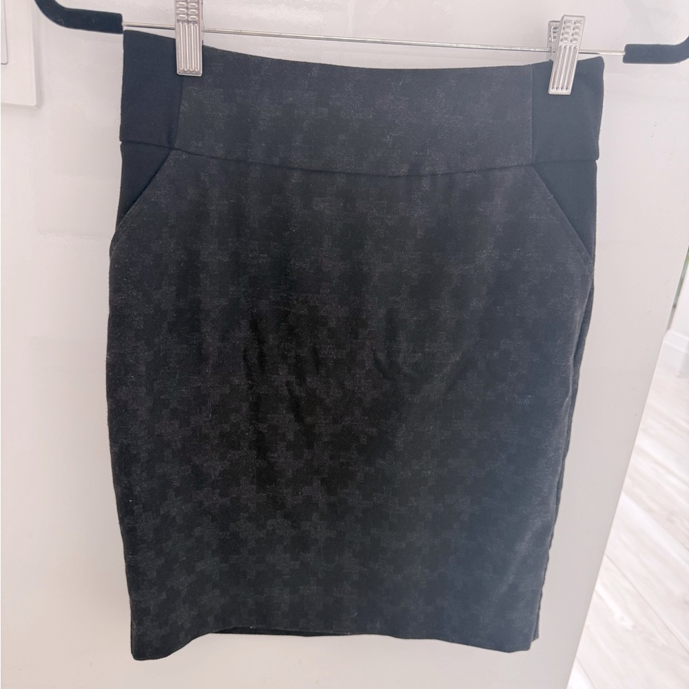 Vintage Le chateau wool blend pencil skirt